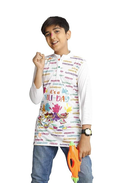 Vasthrlay Unisex's Regular Fit Holi Kurta